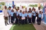 Inabie distribuye utilería escolar y brinda atenciones de salud en Boca Chica