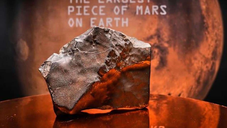 El meteorito más grande de Marte hallado en la Tierra se vende por 5,3 millones de dólares