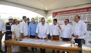 Abinader defiende continuidad de trabajos del monorriel por zona a la que se oponen comunitarios