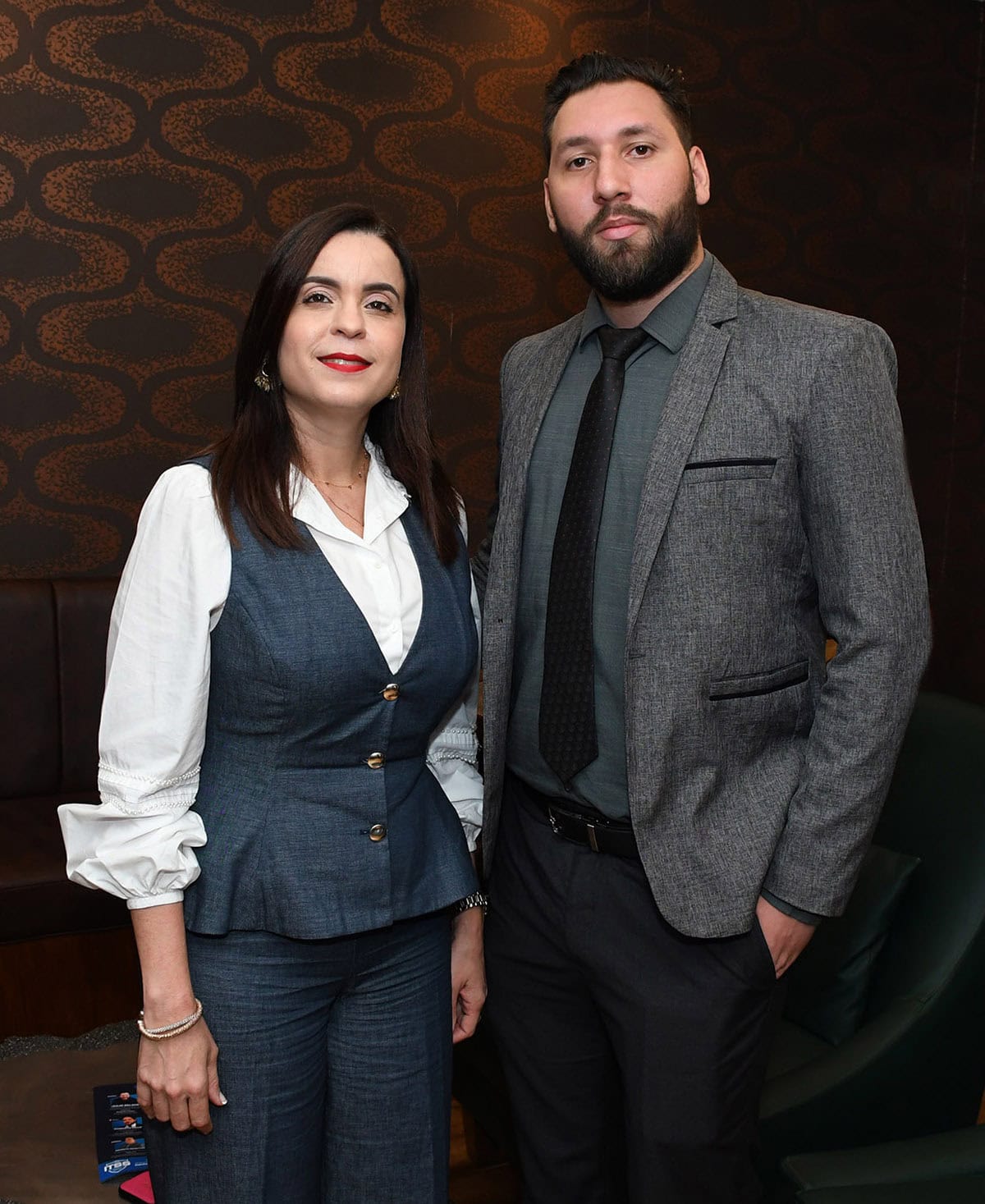 Vanessa Nova y Vinicio Perdomo.