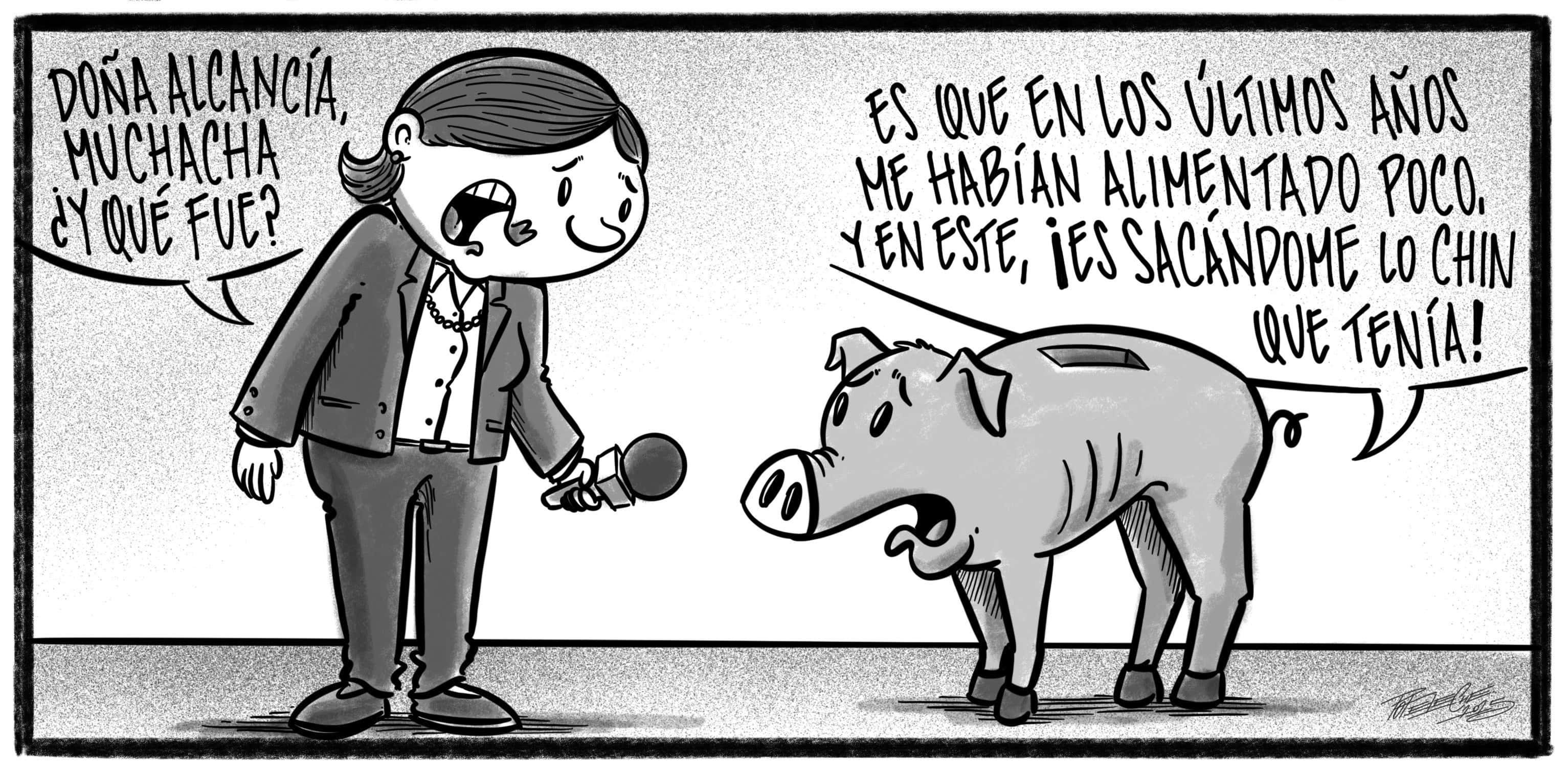 Caricatura de Noticiero Poteleche 17 julio 2025