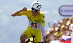 Pogacar también rompe el crono y vuela hacia París