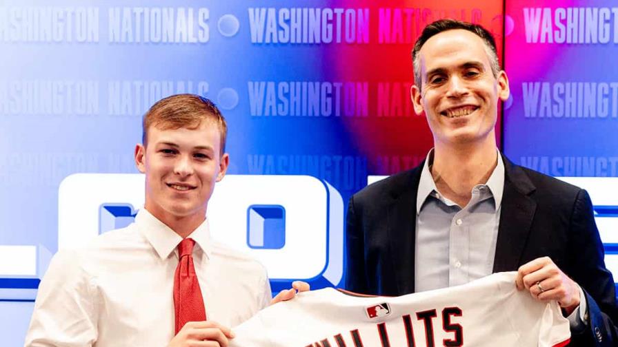 Los Nacionales de Washington le dan 8.2 millones de dólares al primer pick del draft Los Nacionales de Washington le dan 8.2 millones de dólares al primer pick del draft