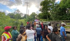 Muere hombre tras chocar motocicleta con camioneta en la carretera Yerba Buena-Hato Mayor