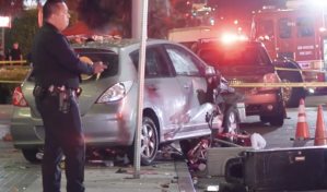 La Policía de Los Ángeles busca al hombre que disparó al conductor del atropello masivo