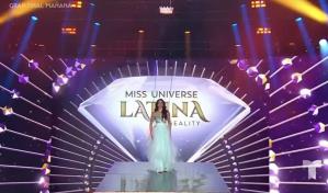 Modelo sufre aparatosa caída durante semifinal del reality show Miss Universe Latina