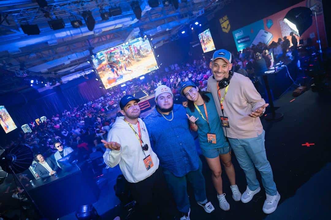 Los organizadores del evento.
