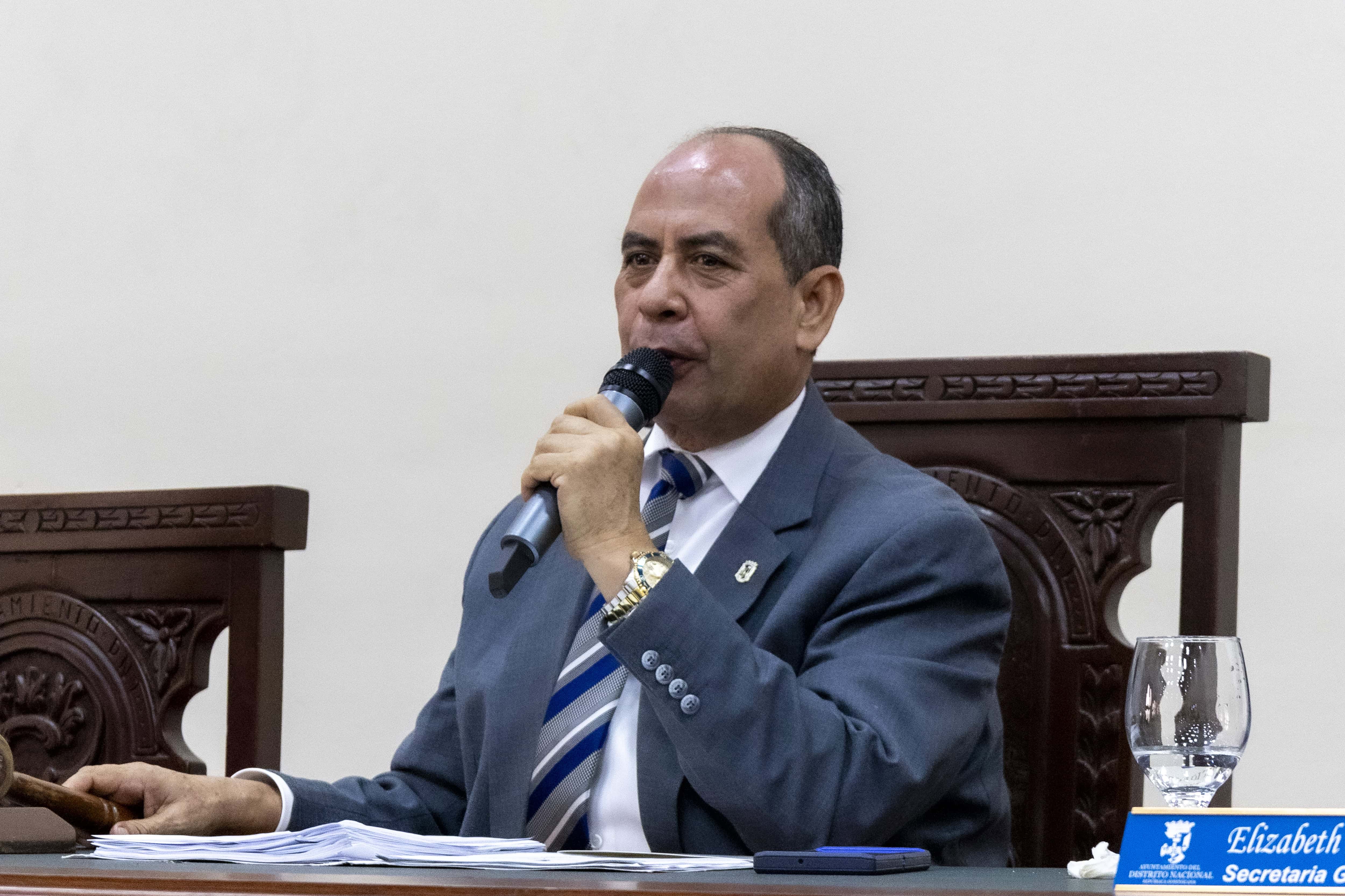 Youany Moya, presidente del Concejo de Regidores del DN.