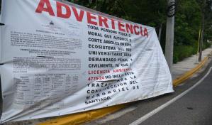 Aplazan audiencia para conocer recurso que busca evitar el paso del monorriel por sector de Santiago