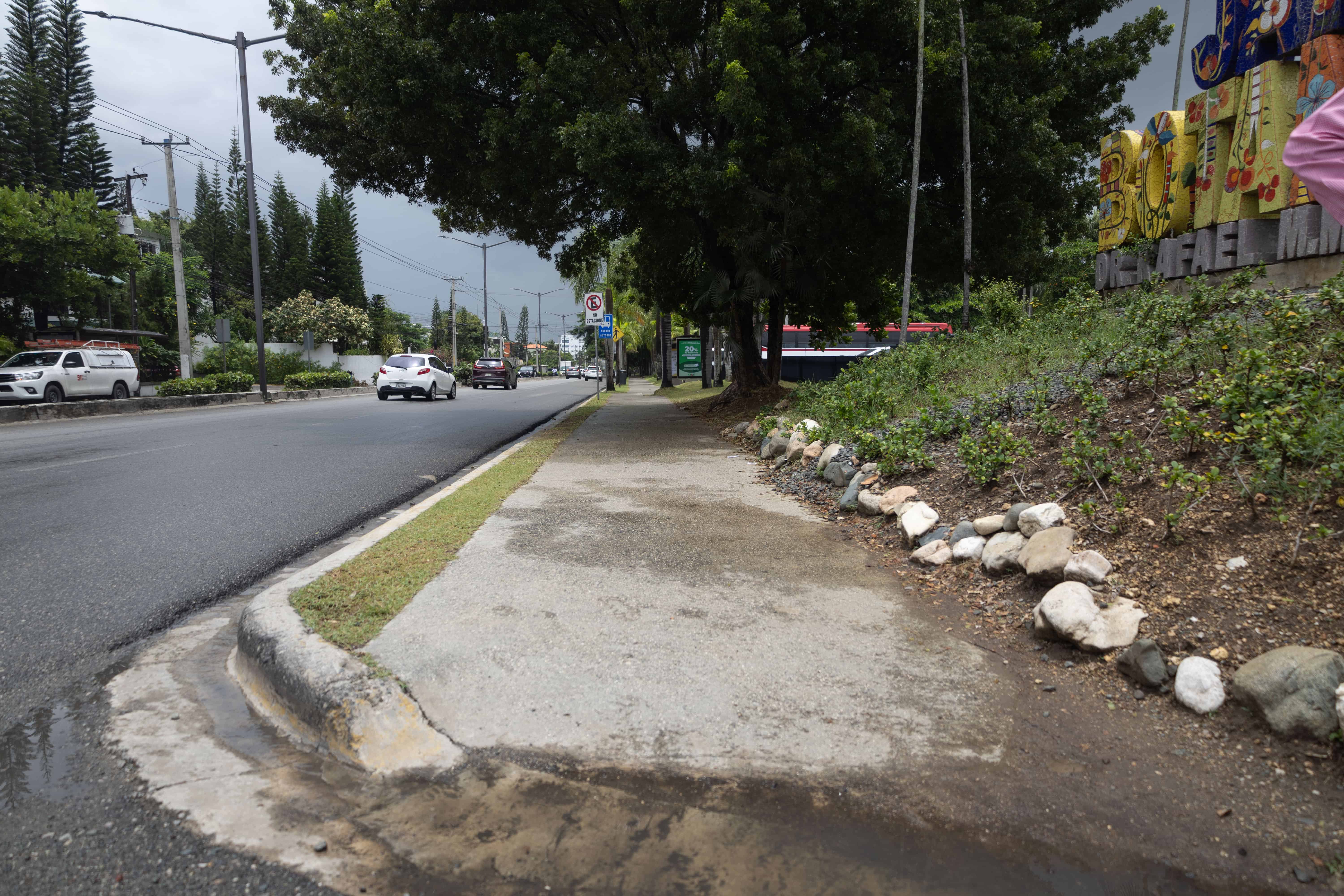Desde aproximadamente este punto  del Botánico se hará un túnel de 580 metros hacia la avenida Carlos Pérez Ricart.