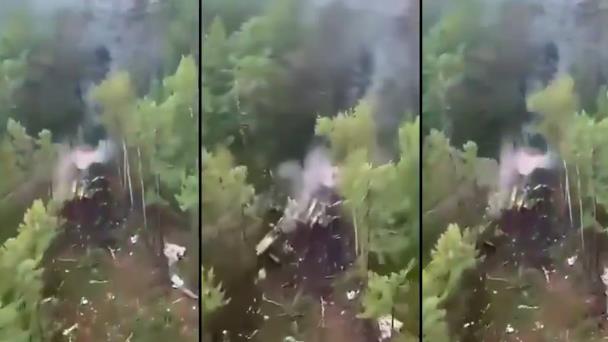 Accidente de avión en Rusia: autoridades locales informan estrellamien
