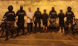 Detienen en Ecuador a cuatro presuntos miembros de Los Lobos con drogas y armas