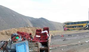 Al menos 15 muertos y 27 heridos tras accidente de autobús de pasajeros en Andes de Perú