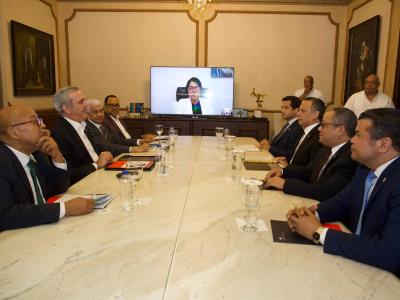 CNM inicia reunión en el Palacio Nacional