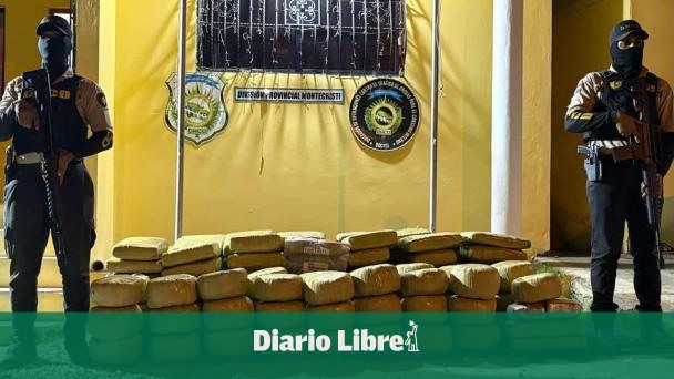 Decomisan 1,303 libras de marihuana en Montecristi