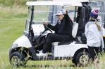 Trump juega al golf por segundo día en Escocia antes de reunirse con Von der Leyen