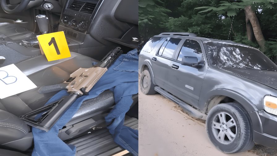 La Policía recupera yipeta y fusil presuntamente usados en un tiroteo en Los Ríos