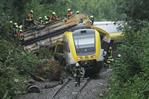 Se descarrila tren en Alemania; hay tres muertos y varios heridos Se descarrila tren en Alemania; hay tres muertos y varios heridos