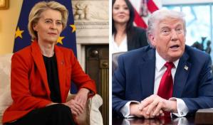 Trump y jefa de la UE se reúnen en Escocia para intentar un acuerdo de último minuto sobre aranceles