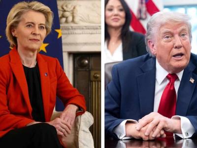Trump y jefa de la UE se reúnen en Escocia para hablar de aranceles