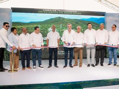 ETED inaugura línea de alta tensión en el Cruce de Ocoa–Ocoa