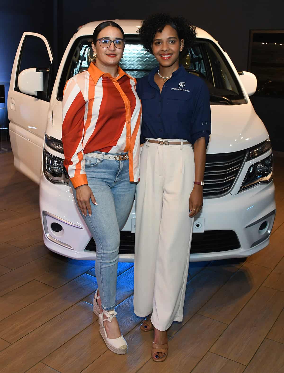 Yuleidi Dumé y Cinthia Matías.