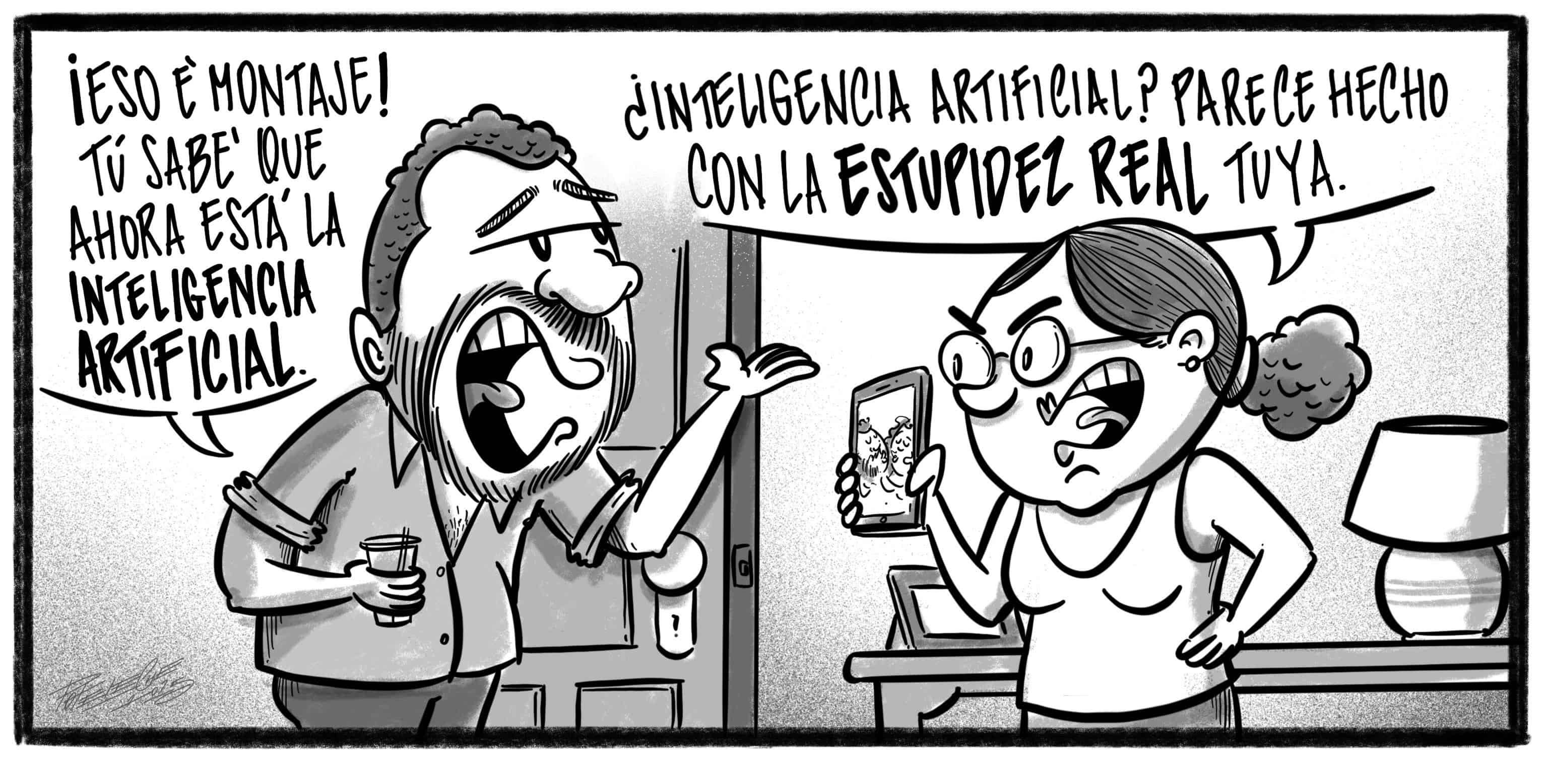 Caricatura de Noticiero Poteleche 28 julio 2025