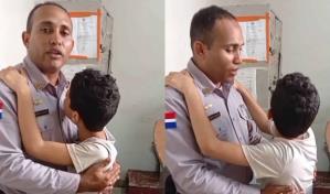 Policía Nacional y ciudadanos logran reunir con su madre a un niño autista extraviado