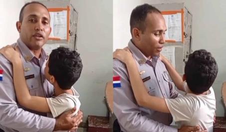 Policía Nacional y ciudadanos logran reunir con su madre a un niño autista extraviado