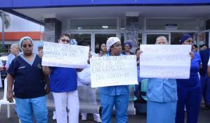 Enfermeras paralizan hospitales en la región norte en reclamo de mejores condiciones laborales
