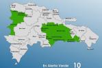 Gran Santo Domingo y ocho provincias bajo alerta por aguaceros