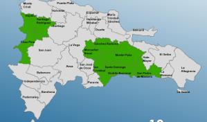Gran Santo Domingo y ocho provincias bajo alerta por aguaceros