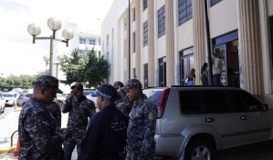 Más policías de lo habitual en el Palacio de Justicia previo a audiencias por querellas de Faride