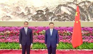 Embajador dominicano presenta cartas credenciales ante el presidente de China