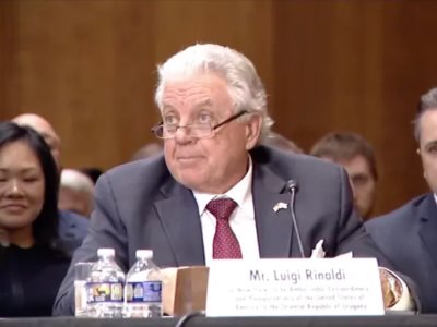 Nominación embajador Uruguay: Luigi Rinaldi en Senado EE. UU.