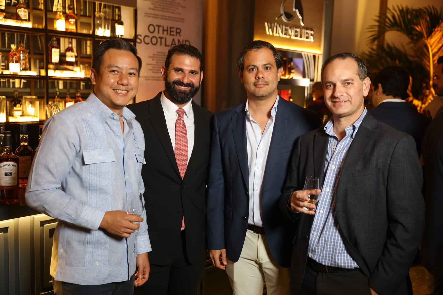 Erick Lin, Daniel Miladeh, Tony Pappaterra y Ariel Koll.