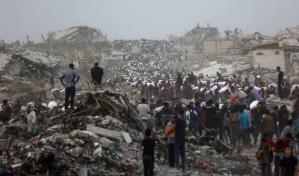 Gaza, visto desde el cielo es un territorio sumido en la oscuridad