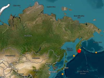 Terremoto frente a la costa rusa fue de magnitud 8,7