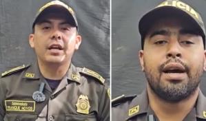 Dos policías colombianos secuestrados por ELN piden su liberación en video de la guerrilla
