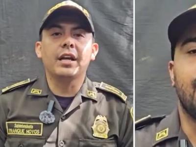 Policías colombianos secuestrados por ELN piden su liberación