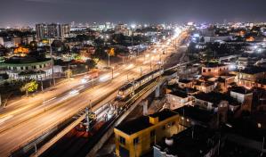 Realizan pruebas dinámicas en la nueva línea 2C del Metro de Santo Domingo