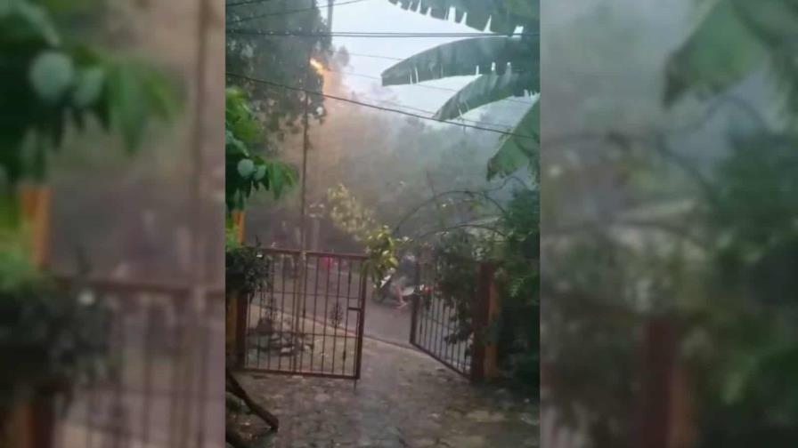 Lluvias y fuertes vientos provocan averías eléctricas en Puerto Plata