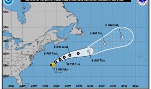 La tormenta tropical Dexter surge en el Atlántico estadounidense