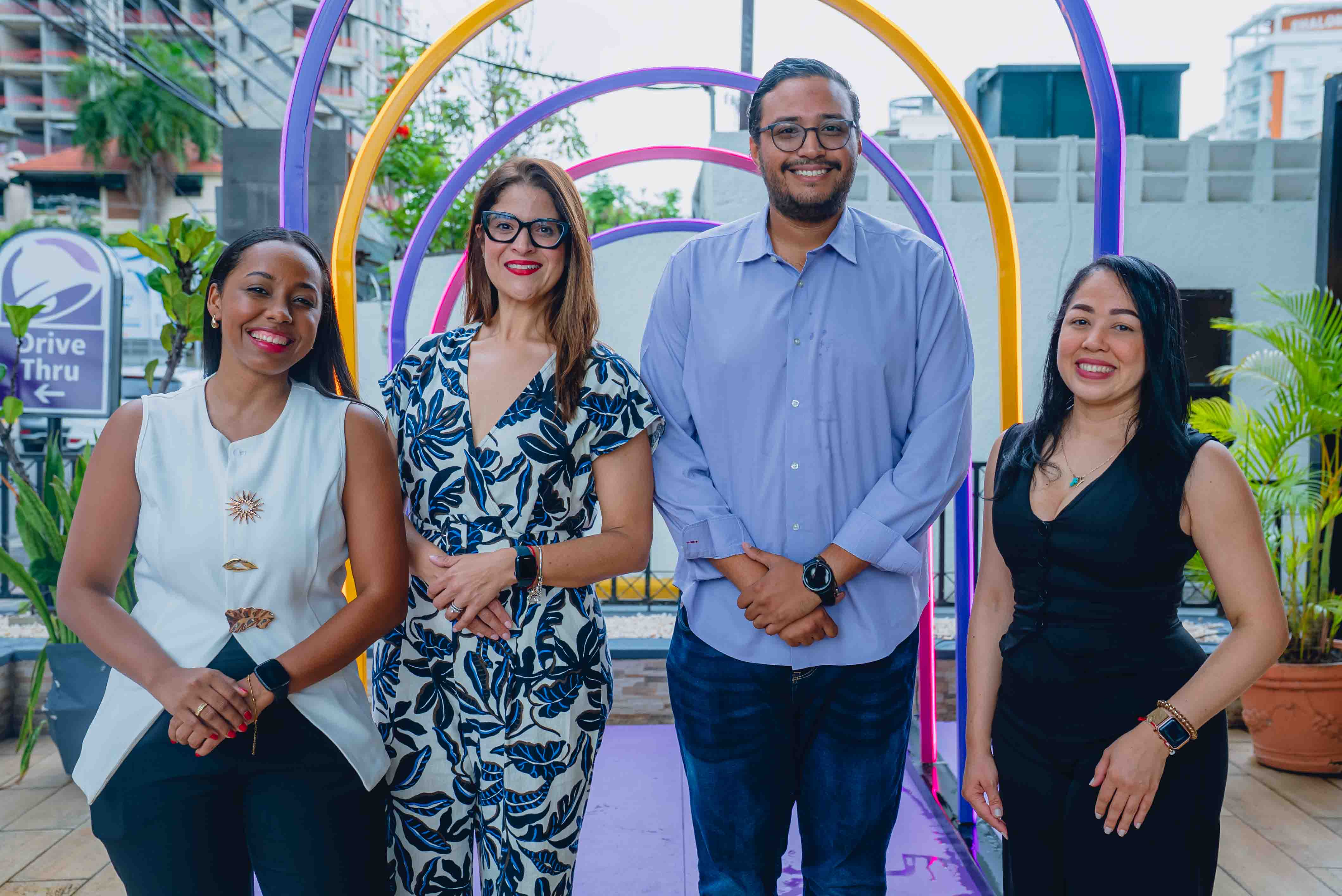 Laura Reynoso, Aida Mendez, Eddy Reyes y Patty Martínez