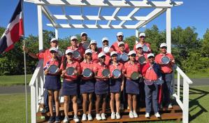 El golf dominicano termina segundo en el Caribbean Amateur Junior Golf Championships