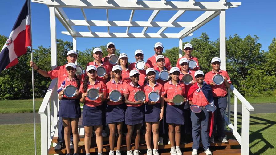 El golf dominicano termina segundo en el Caribbean Amateur Junior Golf Championships