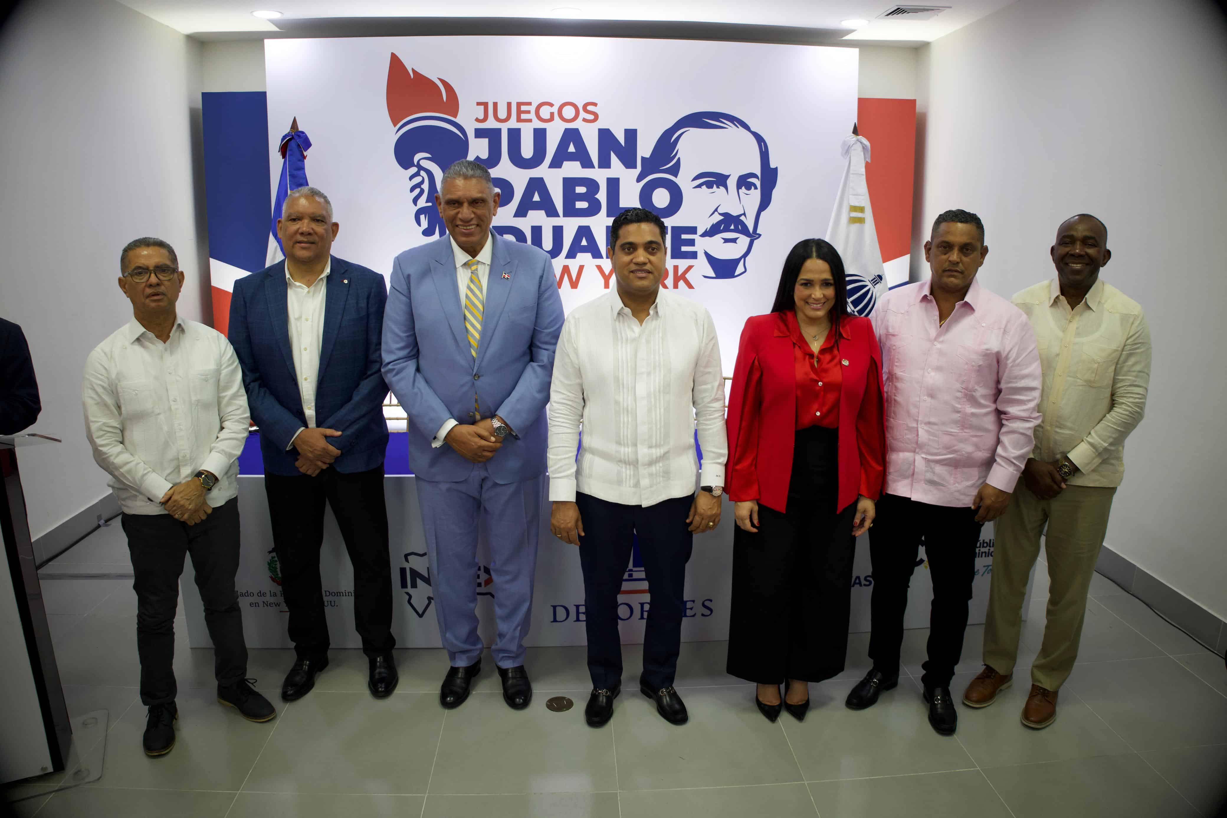 Miderec anuncia los Juegos Juan Pablo Duarte New York