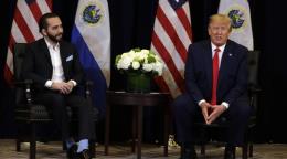 Trump recibi&oacute; a Bukele en la Casa Blanca en una reuni&oacute;n privada sin prensa