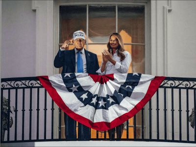 Donald Trump dona el primer salario de su segundo mandato