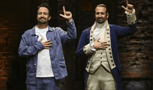 Presentan figura de cera de Lin Manuel Miranda como Alexander Hamilton